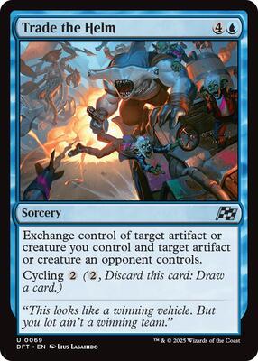 Trade the Helm card from Aetherdrift