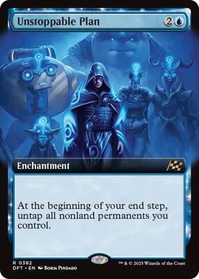 Unstoppable Plan (Extended Art) card from Aetherdrift