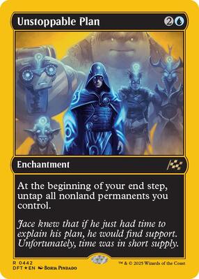 Unstoppable Plan (First-Place Foil) card from Aetherdrift