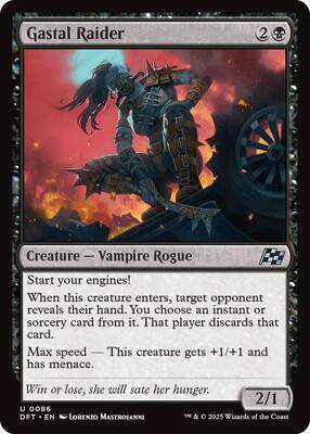 Gastal Raider card from Aetherdrift