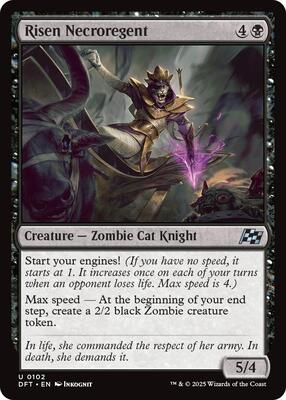 Risen Necroregent card from Aetherdrift