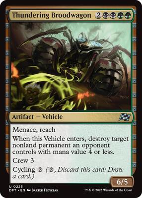 Thundering Broodwagon card from Aetherdrift