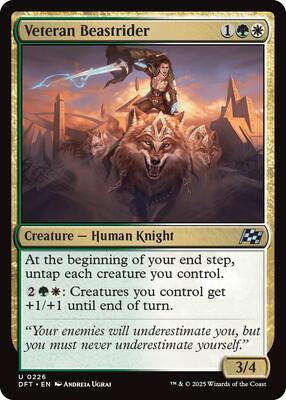 Veteran Beastrider card from Aetherdrift