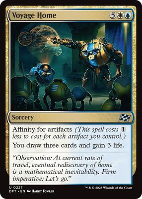 Voyage Home card from Aetherdrift