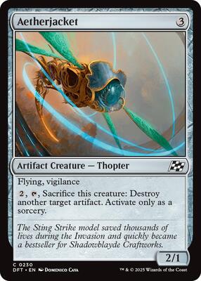 Aetherjacket card from Aetherdrift