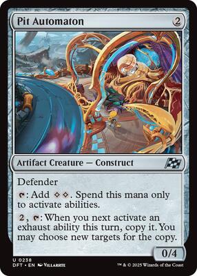 Pit Automaton card from Aetherdrift