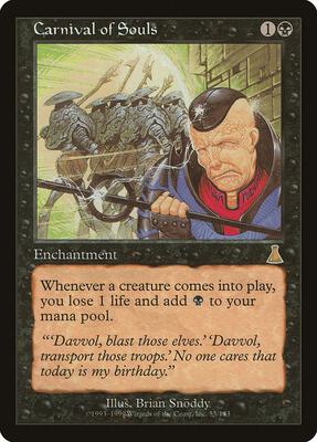 Carnival of Souls card from Urza's Destiny
