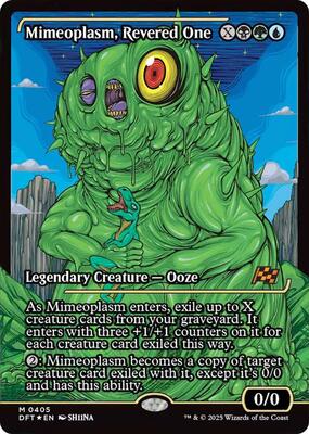 Mimeoplasm, Revered One (Showcase) card from Aetherdrift