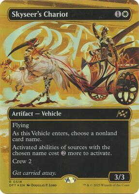 Skyseer's Chariot (Borderless) (First-Place Foil) card from Aetherdrift