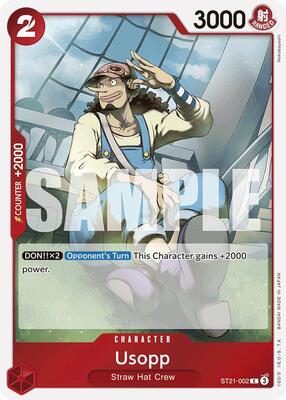Usopp card from Starter Deck EX: Gear 5