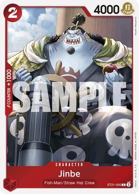 Jinbe card from Starter Deck EX: Gear 5