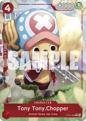 Tony Tony.Chopper (Parallel) card from Starter Deck EX: Gear 5