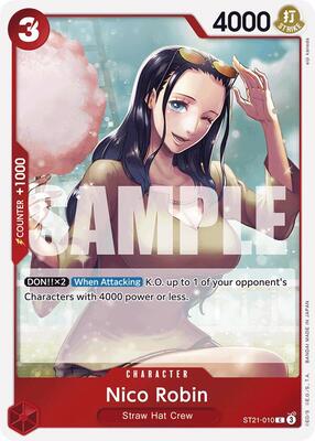 Nico Robin card from Starter Deck EX: Gear 5