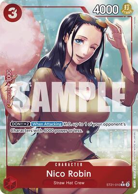 Nico Robin (Parallel) card from Starter Deck EX: Gear 5
