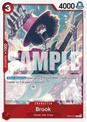 Brook card from Starter Deck EX: Gear 5