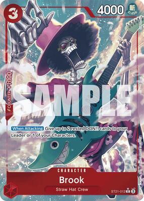 Brook (Parallel) card from Starter Deck EX: Gear 5
