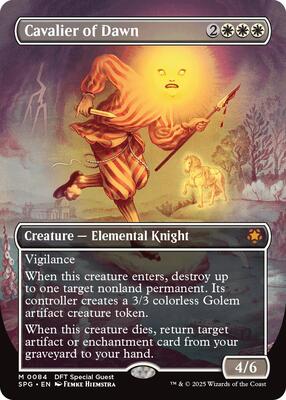 Cavalier of Dawn (Borderless) card from Special Guests