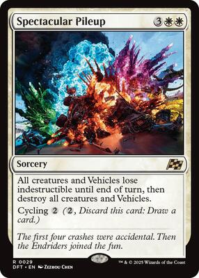 Spectacular Pileup card from Aetherdrift