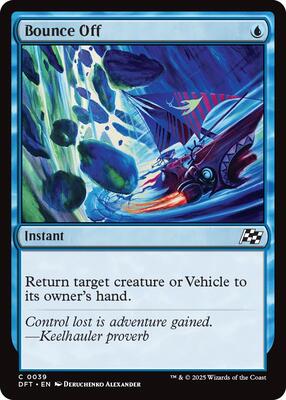 Bounce Off card from Aetherdrift