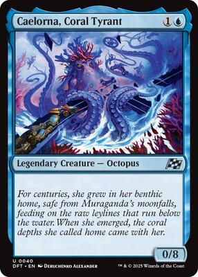 Caelorna, Coral Tyrant card from Aetherdrift