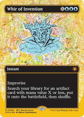 Whir of Invention (Borderless) (First-Place Foil) card from Special Guests