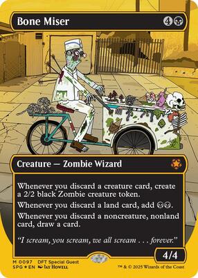 Bone Miser (Borderless) (First-Place Foil) card from Special Guests
