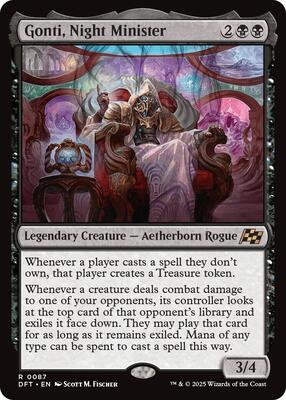 Gonti, Night Minister card from Aetherdrift