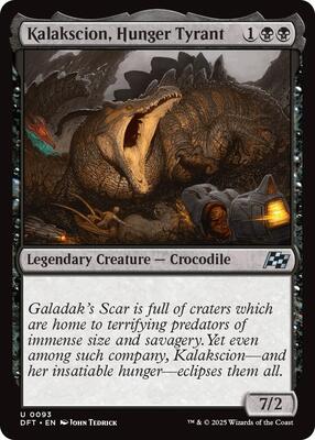 Kalakscion, Hunger Tyrant card from Aetherdrift