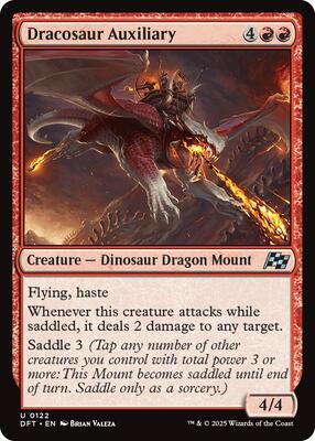Dracosaur Auxiliary card from Aetherdrift