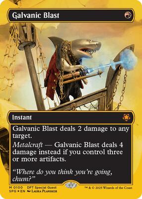 Galvanic Blast (Borderless) (First-Place Foil) card from Special Guests