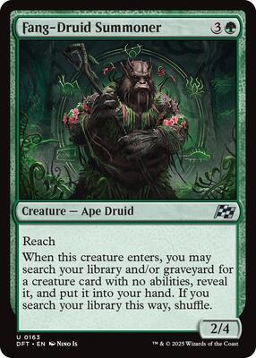 Fang-Druid Summoner card from Aetherdrift