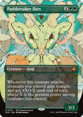 Pathbreaker Ibex (Borderless) card from Special Guests
