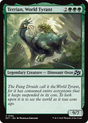 Terrian, World Tyrant card from Aetherdrift