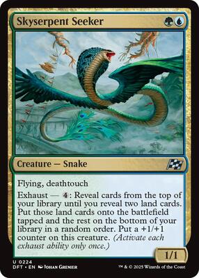 Skyserpent Seeker card from Aetherdrift