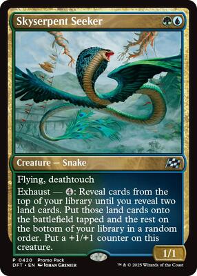 Skyserpent Seeker card from Promo Pack: Aetherdrift