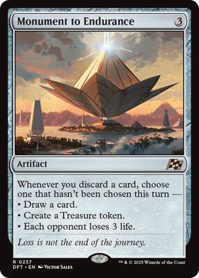 Monument to Endurance card from Aetherdrift