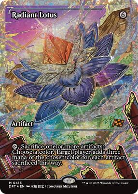 Radiant Lotus (Showcase) (Fracture Foil) card from Aetherdrift