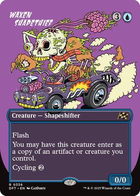 Waxen Shapethief (Borderless) card from Aetherdrift