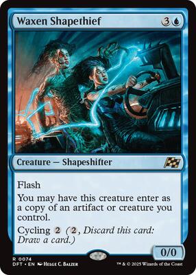 Waxen Shapethief card from Aetherdrift