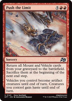 Push the Limit card from Aetherdrift