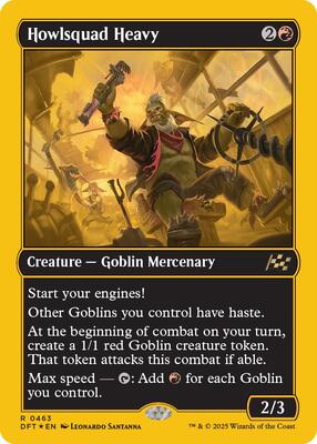 Howlsquad Heavy (First-Place Foil) card from Aetherdrift
