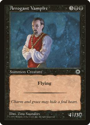 Arrogant Vampire card from Portal