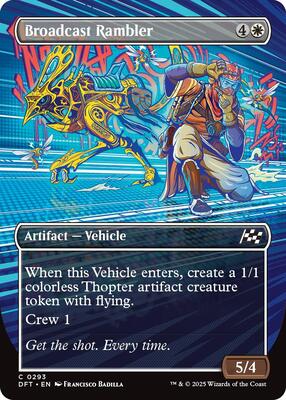 Broadcast Rambler (Borderless) card from Aetherdrift