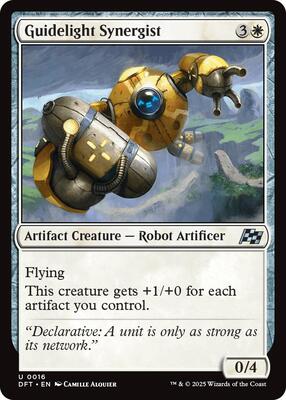 Guidelight Synergist card from Aetherdrift