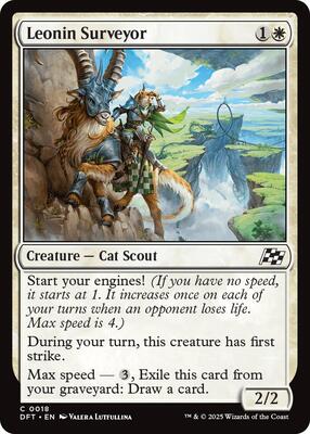 Leonin Surveyor card from Aetherdrift