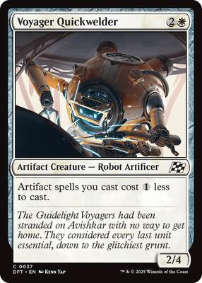 Voyager Quickwelder card from Aetherdrift
