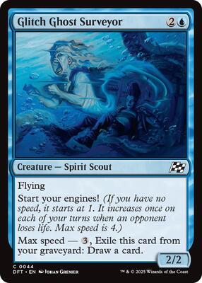 Glitch Ghost Surveyor card from Aetherdrift