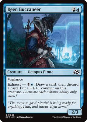 Keen Buccaneer card from Aetherdrift
