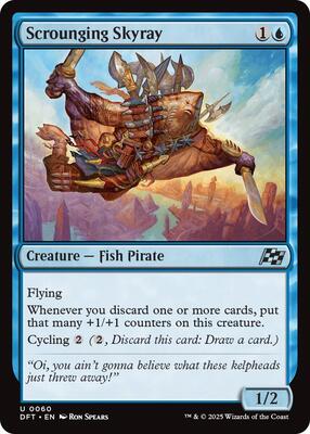 Scrounging Skyray card from Aetherdrift