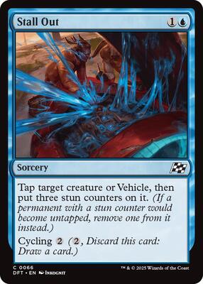 Stall Out card from Aetherdrift